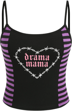 Cider X Bratz Barbwire Drama Mama Tank Top