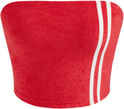 Striped Solid Crop Tube Top