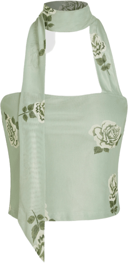 Together For(Never) Floral Crop Top