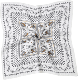 BAROQUE SQUARE HEADSCARF