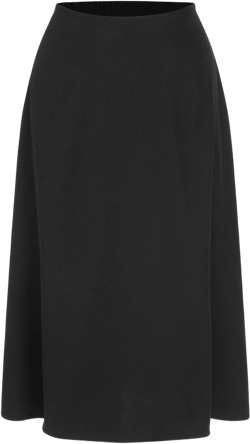 High Waist Solid Pleated Maxi Skirt Curve & Plus