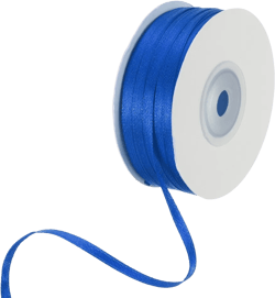 Unique Bargains Silky Smooth Soft Shiny Fabric Ribbons Dark Blue
