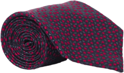 Charvet Men's Red Polka-Dot Silk Tie