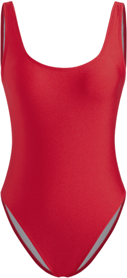 Shaping U-neckline One Piece Swimsuit