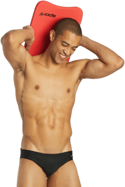 Sporti Sporti Solid Swim Euro Brief Swimsuit Black 34