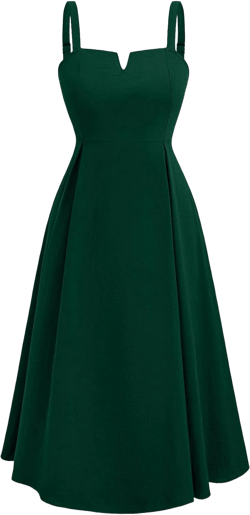 RWJ Womens Plus Size Summer Maxi Dresses Sleeveless Adjustable Spaghetti Strap Maternity Casual Beach Sundress with Pockets Green Large Plus