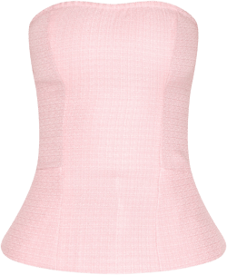Pink Boucle Longline Bandeau