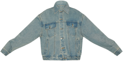 Vintage Blue Oversized Classic Denim Jacket
