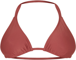 Plus Rust Basic Triangle Bikini Top