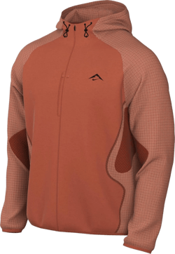 Nike Trail Aireez Men's Running Jacket Windbreaker (US, Alpha, Medium, Regular, Regular, Vintage Coral/Dragon Red/Black)