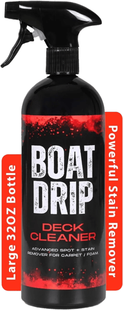 Deck Cleaner - Powerful Stain & Spot Remover, Non Skid Deck Cleaner with EVA Foam + Carpet Compatibility, Effective for Bass Boat Carpets, and Foam, Scented - 32 oz