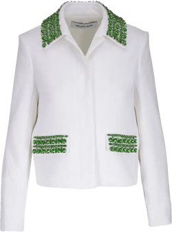 crystal-embellished jacket