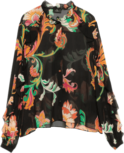 silk blouse