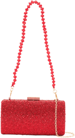 Ellen Siam crystal-embellished clutch bag