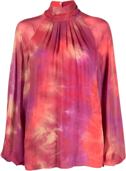tie-dye blouse