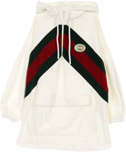 2000s web stripe Chenille dress