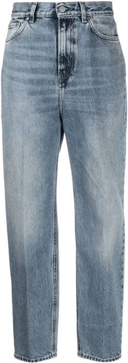 organic cotton tapered jeans