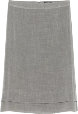 1999 zip-up midi skirt