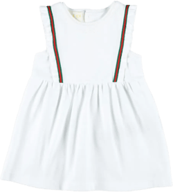 Web-stripe dress