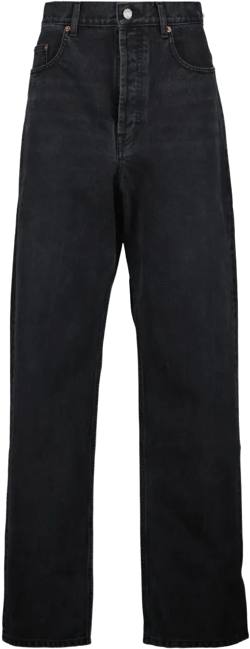 cotton straight jeans