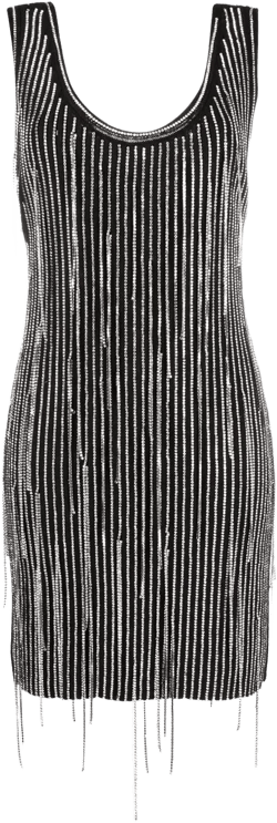 crystal-embellished sleeveless dress