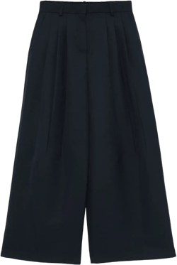 tapered high-waisted trousers