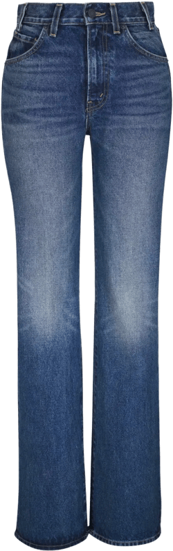 straight-leg jeans