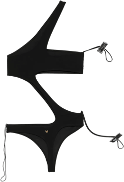 La Sirene one-shoulder asymmetrical one piece