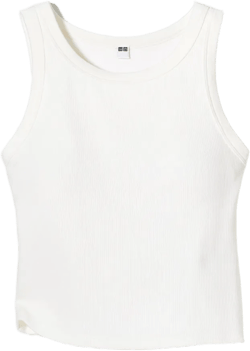 Ribbed Cropped Bra Top