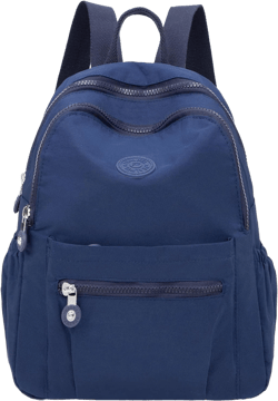 Mini Backpack Purse for Women,Small Nylon backpacks for Ladies Backpacks Women Anti Theft Travel Bag (Dark Blue)