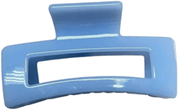 Periwinkle Rectangle Hair Clips