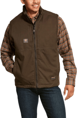 ARIAT Mens Rebar Duracanvas Vest X-Large Tall Wren