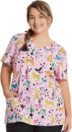 HeartSoul Women Scrubs Top V,Neck HS614