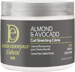 Amazon.com : Design Essentials Natural Almond & Avocado Curl Stretching Cream For All Curl Types, Stretching Crème, 16 Fl Oz : Curl Enhancers : Beauty & Personal Care
