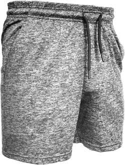 Men's Athletic Shorts 5/3 Inch with Pocket Lightweight Workout Training Shorts Quick Dry,Hight Stretch,Breathable Large/5" Inseam Grey