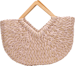 Kehlani Glitter Straw Tote