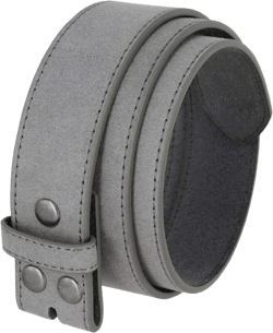BS066 Women's Casual Jean Suede Leather Belt Strap 1-1/2"(38mm) Wide 32 Gray