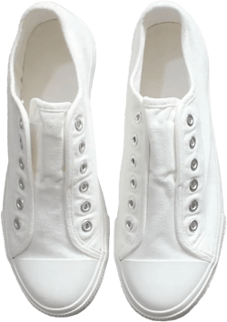 YIBLBOX Women's Slip-on Shoes Non-Slip Fashion Canvas Sneakers Low Top No Laces Comfortable Casual Shoes 7 White
