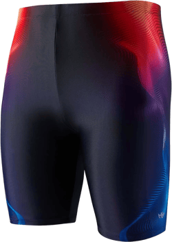 Angel season Swim Jammers for Men Athletic Compression Training Swimsuit Quick Dry Durable Chlorine Resistant Swim Shorts Medium Blue