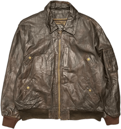 Vintage Avirex Leather Bomber Jacket