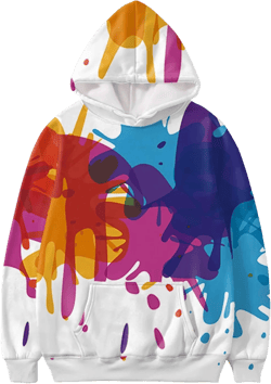 Howilath Womens Plus Size Hoodies Tops, Colorful Splash Galaxy Hoody Tie-dye Puppy Dogs Long Sleeve Shirts fall Tunic Tops at Amazon Women’s Clothing store