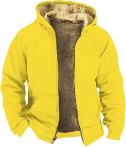 Men's Long Winter Coat Heavyweight Down Jacket Winter Warm Tactical Jackets Casual Zipper Casual Hoodies Plus Size 1-yellow 3X-Large