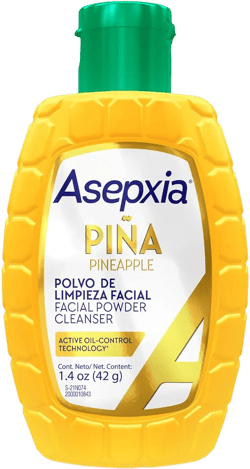 Asepxia Facial Cleanser Powder, Non-Abrasive Exfoliating Face Wash with Natural Pineapple Enzyme, Gentle Water-Activated Foaming Lather for Oily Skin, 1.4 oz 1.4 Ounce (Pack of 1)