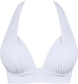 Hilor Women's Push Up Bikini Top Sexy Triangle Top Swimsuit Halter Bathing Suit Swim Tops