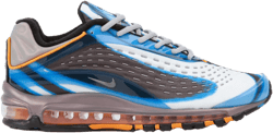 Nike Air Max Deluxe Shoes - Photo Blue / Wolf Grey - Orange Peel - Black