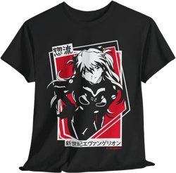 Gildan Asuka Langley Neon Genesis Evangelion Shirt Japanese Anime Tee T-Shirt Manga EVA
