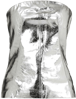 Johanna Silver Bandeau Top