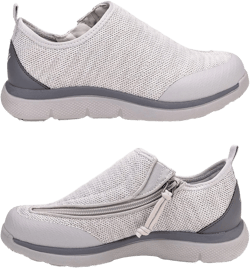 Friendly Shoes Women's Force Adaptive Slip-on Grey - 7 Medium