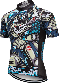 Bike Jersey for Men Cycling Full Zip Bike Shirt Racing Top Bicycle Clothing Cycle Clothing Cd1568 Small