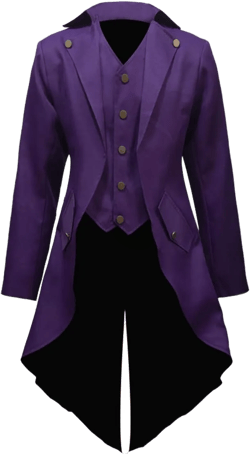 Crubelon Men‘s Steampunk Vintage Jacket Gothic Victorian Frock Coat Uniform : Clothing, Shoes & Jewelry